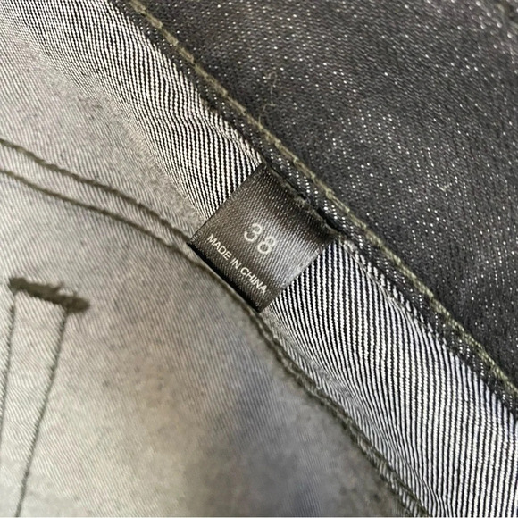 NWT John Varvatos Bowery Slim Straight Washed Black Jeans Mens Size 38 X 34 - Picture 15 of 15